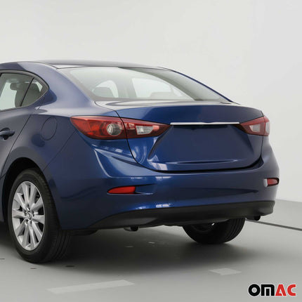 Kofferraumleiste Heckleiste für Mazda 3 Limo 2013-2019 Edelstahl Glanz Chrom 1x