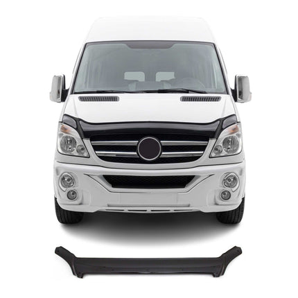 Motorhaube Deflektor Insektenschutz für Mercedes Sprinter W906 2006-2013 Dunkel