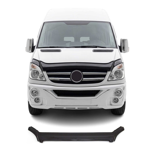 Motorhaube Deflektor Insektenschutz für Mercedes Sprinter W906 2006-2013 Dunkel