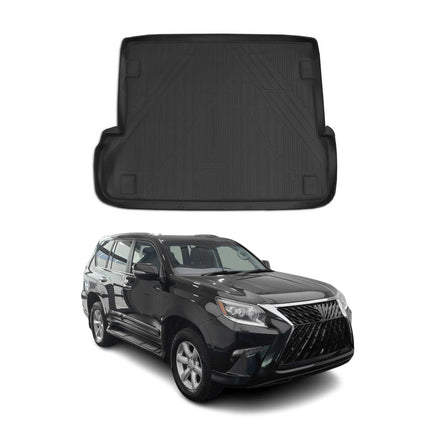 Kofferraummatte Kofferraumwanne für Lexus GX 2010-2023 7Sitz Gummi TPE Schwarz