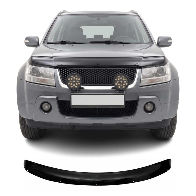 Motorhaube Deflektor Insektenschutz für Suzuki Grand Vitara 2005-2015 Dunkel