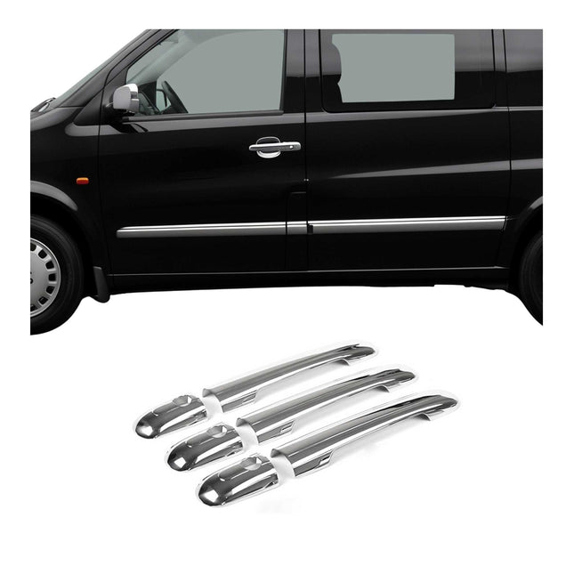 Türgriffe Blenden Türgriff für Mercedes Sprinter W903 1995-2006 3Tür Chrom 6x
