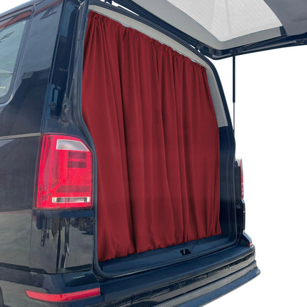 Maß Gardinen Sonnenschutz für Nissan Primastar Heckklappe Vorhänge Rot