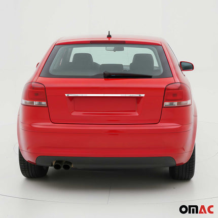 Kofferraumleiste Heckklappe Leiste für Audi A3 2004-2012 Edelstahl Chrom 1tlg