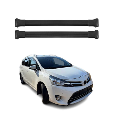 Dachträger Gepäckträger für Toyota Verso 2009-2018 Relingträger Alu Schwarz 2x