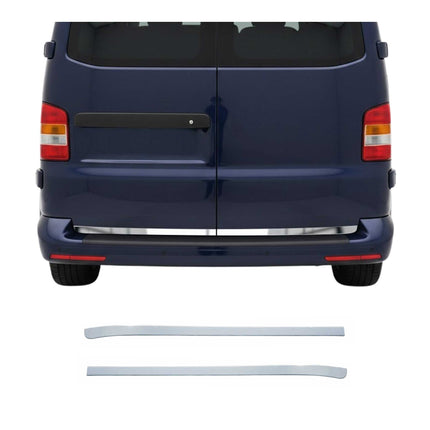 Kofferraumleiste Heckklappe Leiste für VW Transporter T5 Edelstahl Chrom 2tlg