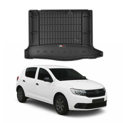OMAC Gummi Kofferraumwanne für Dacia Sandero 2012-2020 TPE Laderaumwanne Schwarz