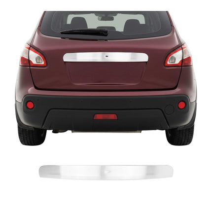 Kofferraumleiste Chrom für Nissan Qashqai +2 2008-2014 Schlüssel Gebürstet