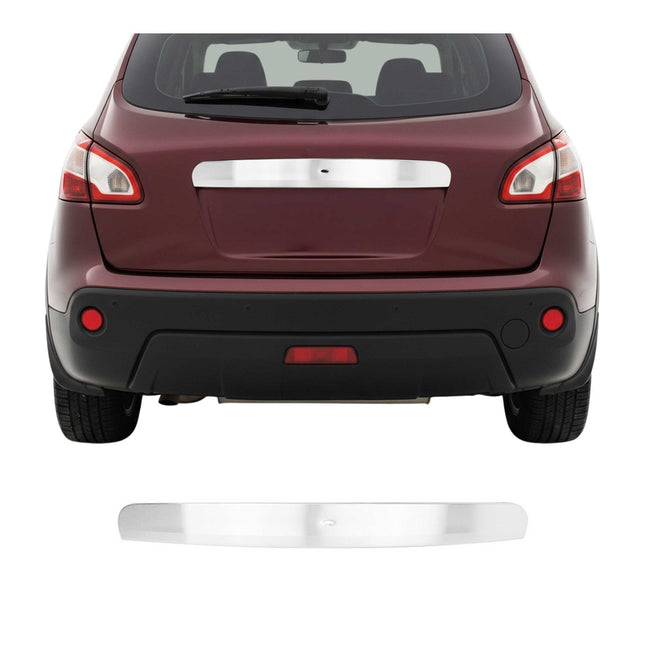 Kofferraumleiste Chrom für Nissan Qashqai +2 2008-2014 Schlüssel Gebürstet