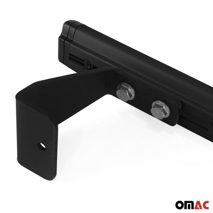 3x Dachträger + Leiterhalter Set für VW T7 Multivan 2021-2026 Schwarz