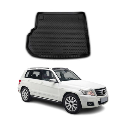 Kofferraummatte Kofferraumwanne für Mercedes GLK Klasse X204 2008-2015 Gummi TPE