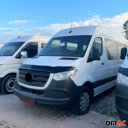 Motorhaube Deflektor Steinschlagschutz für Mercedes Sprinter W907 2018-2026 3tlg