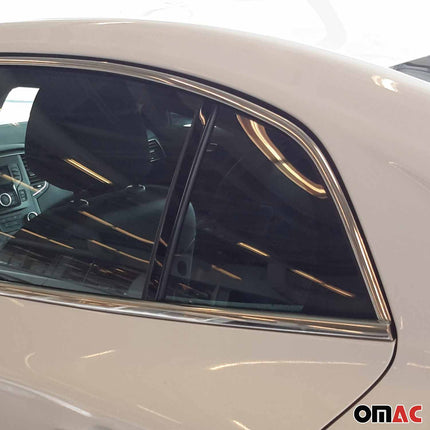 Fensterleisten Zierleisten für Renault Megane 1 2015-19 Edelstahl Chrom 12tlg