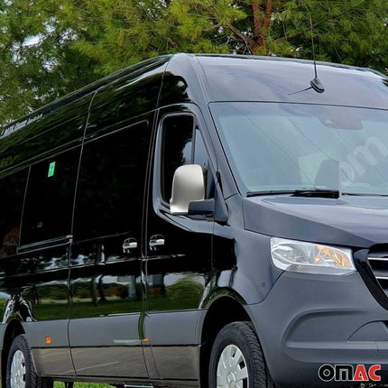 Spiegelkappen Spiegelblenden für Mercedes Sprinter 907 910 2018-26 Chrom Matt