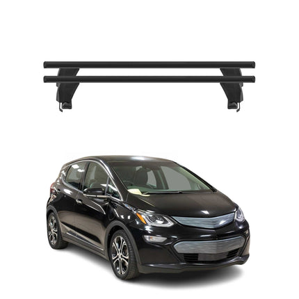 Menabo Dachträger Grundtäger für Chevrolet Bolt 2016-2024 50kg Alu Schwarz 2 tlg