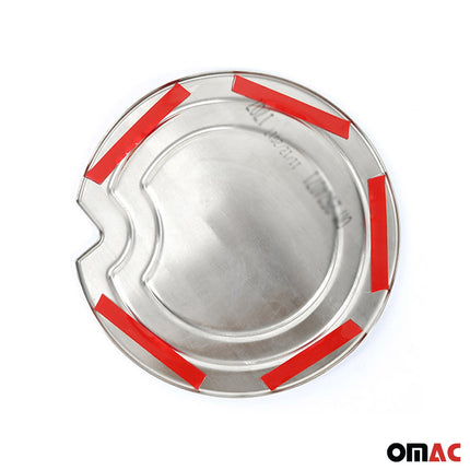 Tankdeckel Blenden Tankverschluss für Fiat Doblo 2010-2021 Edelstahl Chrom