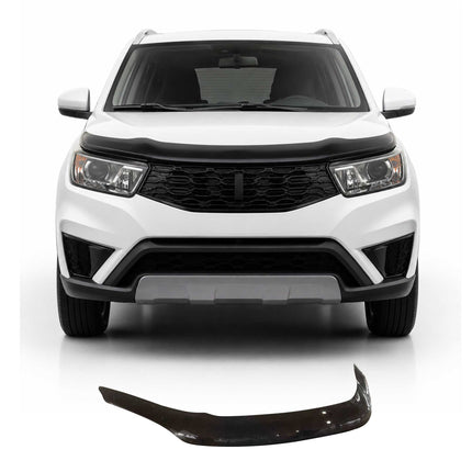 Motorhaube Deflektor Insektenschutz für Ssangyong Actyon 2013-2019 Dunkel