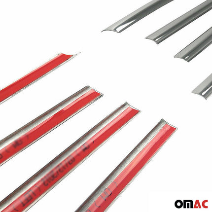 Kühlergrill Leiste Grillleisten für VW Transporter T5 2003-10 Edelstahl Chrom 8x