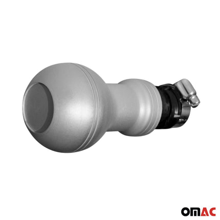 Schaltknauf Schaltknopf für VW Golf 1974-1983 5 / 6-Gang Aluminium Silber