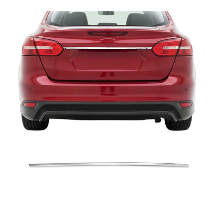 Heckleiste Kofferraumleiste für Ford Focus mk3 Limo 2015-2018 FL Edelstahl Chrom