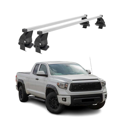 Menabo Dachträger für Toyota Tundra Double Cab mk2 2014-2021 FL 50kg Silber 2x