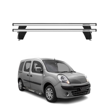 Menabo Dachträger Grundtäger für Renault Kangoo Express 2007-2026 75kg Silber 2x