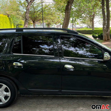 Fensterleisten Zierleisten für Dacia Logan MCV 2014-2020 Edelstahl Chrom 4tlg