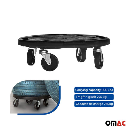 Pflanzenroller Rollbrett Transportroller Möbelroller 275 kg Reifenträger Ø400