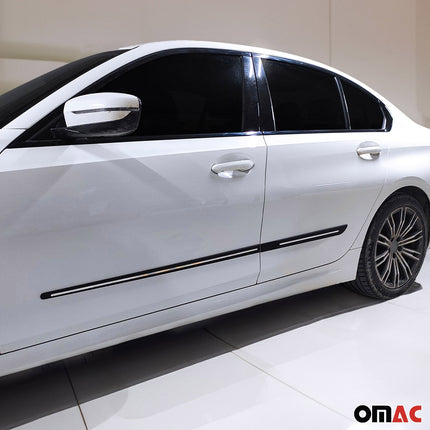 Seitentürleiste Türleisten Türschutzleisten für Mercedes CLA Klasse ABS Chrom