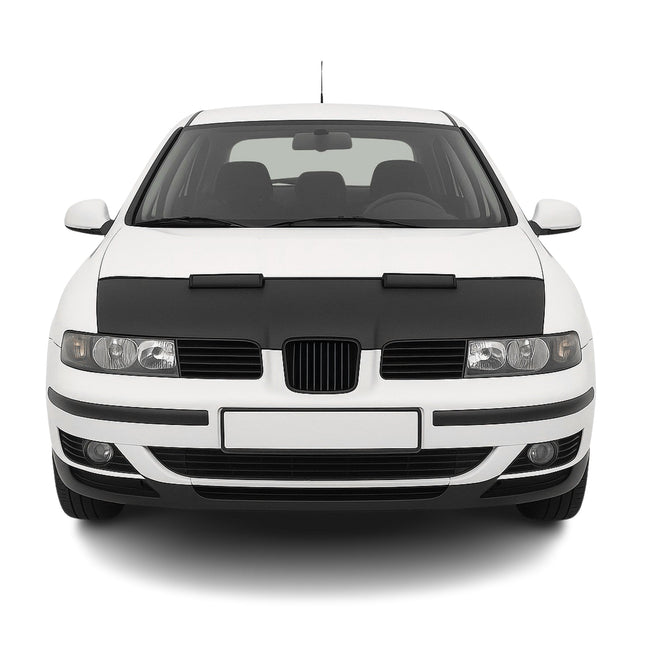 Haubenbra Steinschlagschutz Bonnet Bra für Seat Toledo 1998-2004 Schwarz Halb