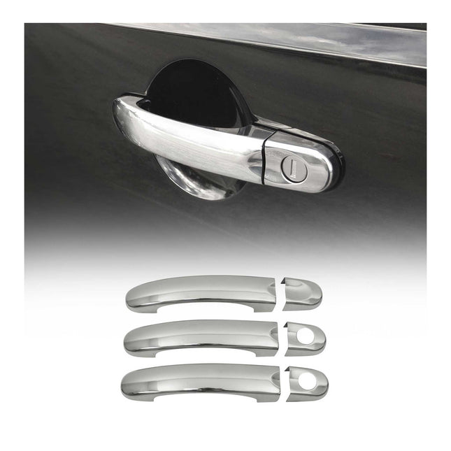 Chrom Türgriff Blende für VW Touareg 2003-2010 Edelstahl H1 8tlg
