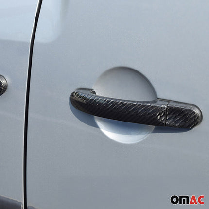 Türgriff Blende Carbon für VW Caddy 2015-2020 4Tür Kohlefaser Schwarz 8tlg
