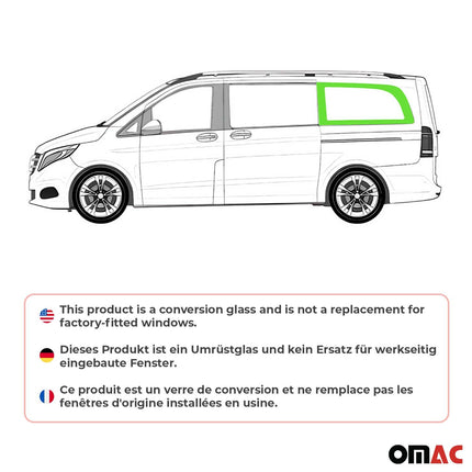 Seitenfenster Sicherheitsglas für Mercedes Vito W447 2014-2026 Fenster Links L3