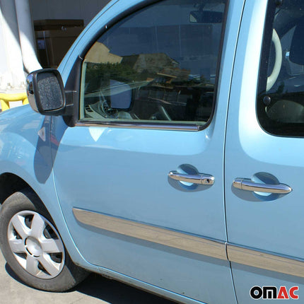 Fensterleisten Zierleisten für Renault Kangoo 2004-2009 Edelstahl Chrom 2tlg