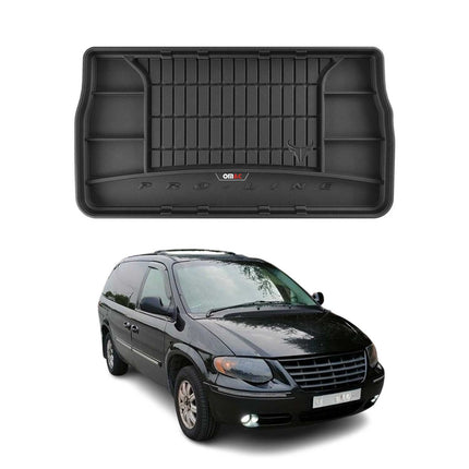 OMAC Gummi Kofferraumwanne für Chrysler Town & Country 2005-2015 3D TPE Schwarz