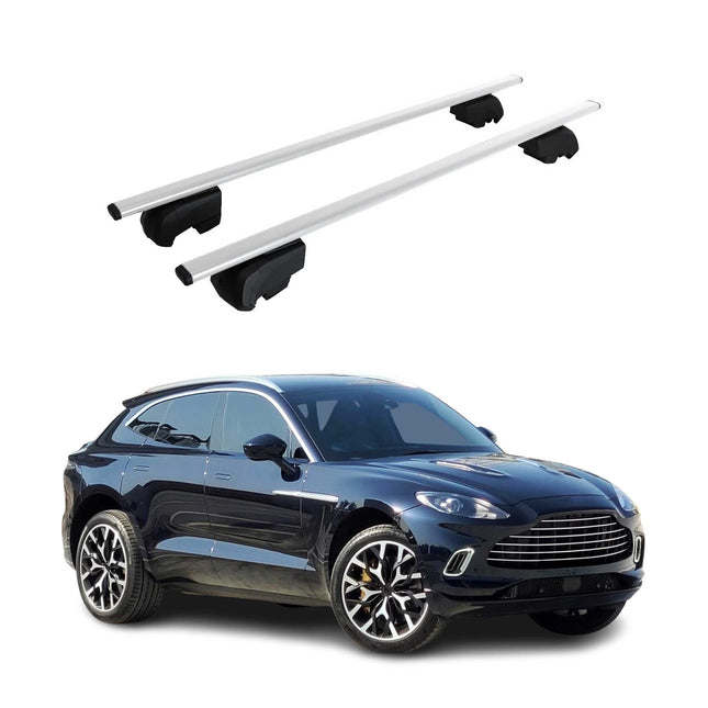 Dachträger Grundtäger für Aston Martin DBX 2021-2026 75kg Metall Silber 2 tlg