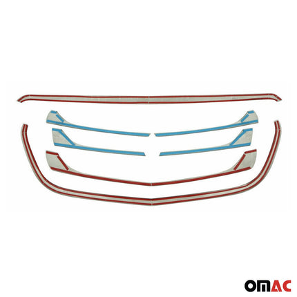 Kühlergrill Leisten Grillleisten für Mercedes Vito W447 2014-2019 Chrom 7tlg