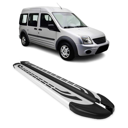 Trittbretter Schweller Seitenbretter für Ford Connect 2002-2013 L2 Langer RS Alu