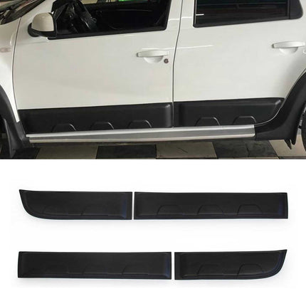 Türschutzleisten Seitenschutz für Dacia Duster mk1 2010-2017 ABS Schwarz 4tlg