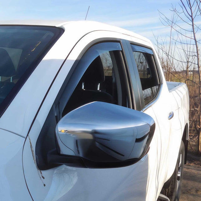 Windabweiser Regenabweiser für Renault Alaskan 2017-2025 Dunkel Acryl 4tlg