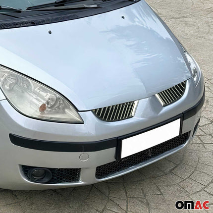 Kühlergrill Leisten Grillleisten für Mitsubishi Colt Z3 Edelstahl Chrom 24tlg