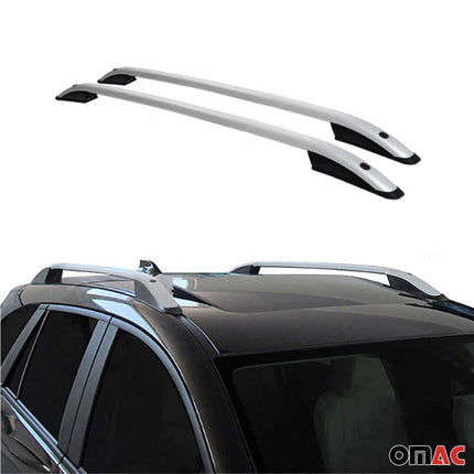Dachreling Relingträger Alu für Dacia Sandero Stepway 2008-2020 Alu Silber 2x