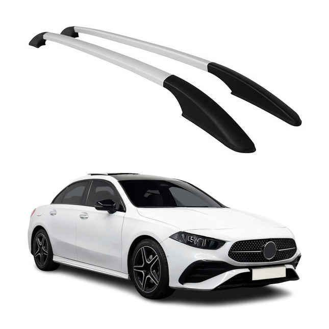 Aluminium Dachreling Relingträger für Mercedes A Klasse W177 2018-2026 Grau