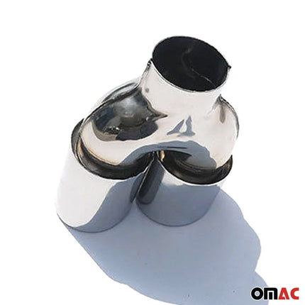 Auspuffblende Endrohr Auspuff Blende 1 Teilig Chrom Edelstahl Rechts oder Links