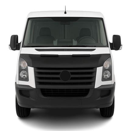 Haubenbra Steinschlagschutz Bonnet Bra für VW Crafter 2006-2017 Schwarz Halb