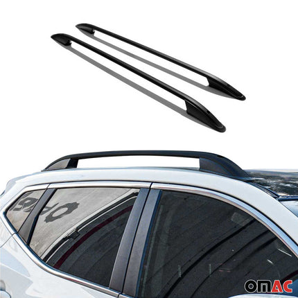 Dachreling Dachgepäckträger für Range Rover Sport L320 2005-2013 Alu Schwarz 2x