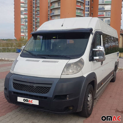 Sonnenblende Motorhaube Deflektor für Fiat Ducato Jumper Boxer 2006-14 Acryl 2x