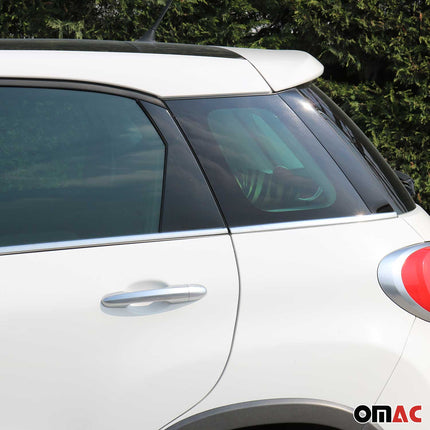 Fensterleisten Zierleisten für Fiat 500L 2012-2024 Edelstahl Chrom 6tlg