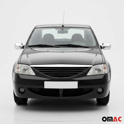 Spiegelkappen Spiegelabdeckung für Dacia Logan 2008-2013 Edelstahl Chrom 2tlg