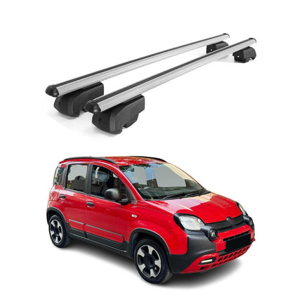 Dachträger Gepäckträger für Fiat Panda Cross Schrägheck 2012-2026 ABE Grau